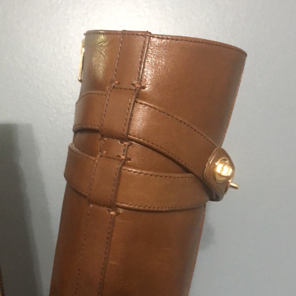 Coach Brown Over the Knee Boots - Picture 6 of 16